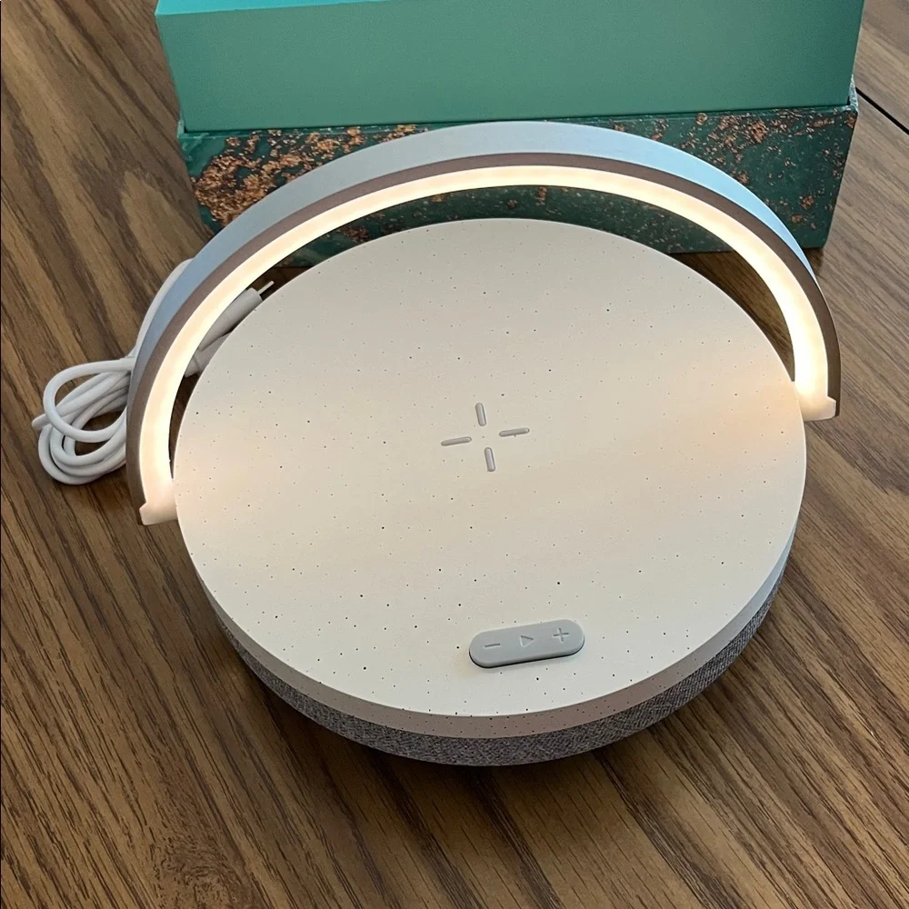 Wireless Charger, Music, Night Lamp by Ezvalo